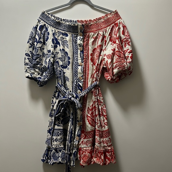 Farm Rio shoulder dress - Picture 1 of 4